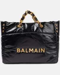 Balmain Borsa imbottita 1945 in pelle Nero