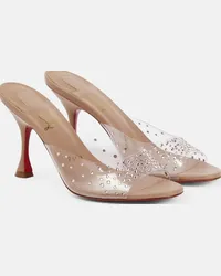 Christian Louboutin Sandali Nudes Degramule con cristalli Beige