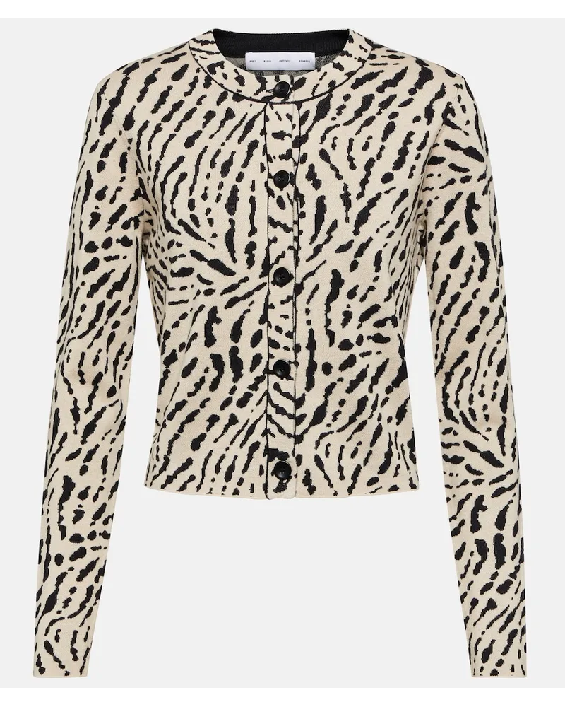 Proenza Schouler White Label - Cardigan in misto seta Multicolore