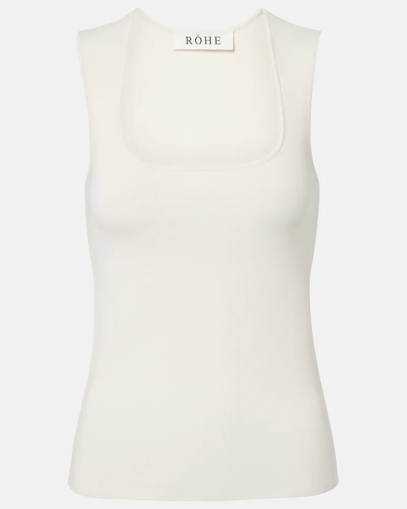 Róhe RÃ³he Top in maglia Bianco