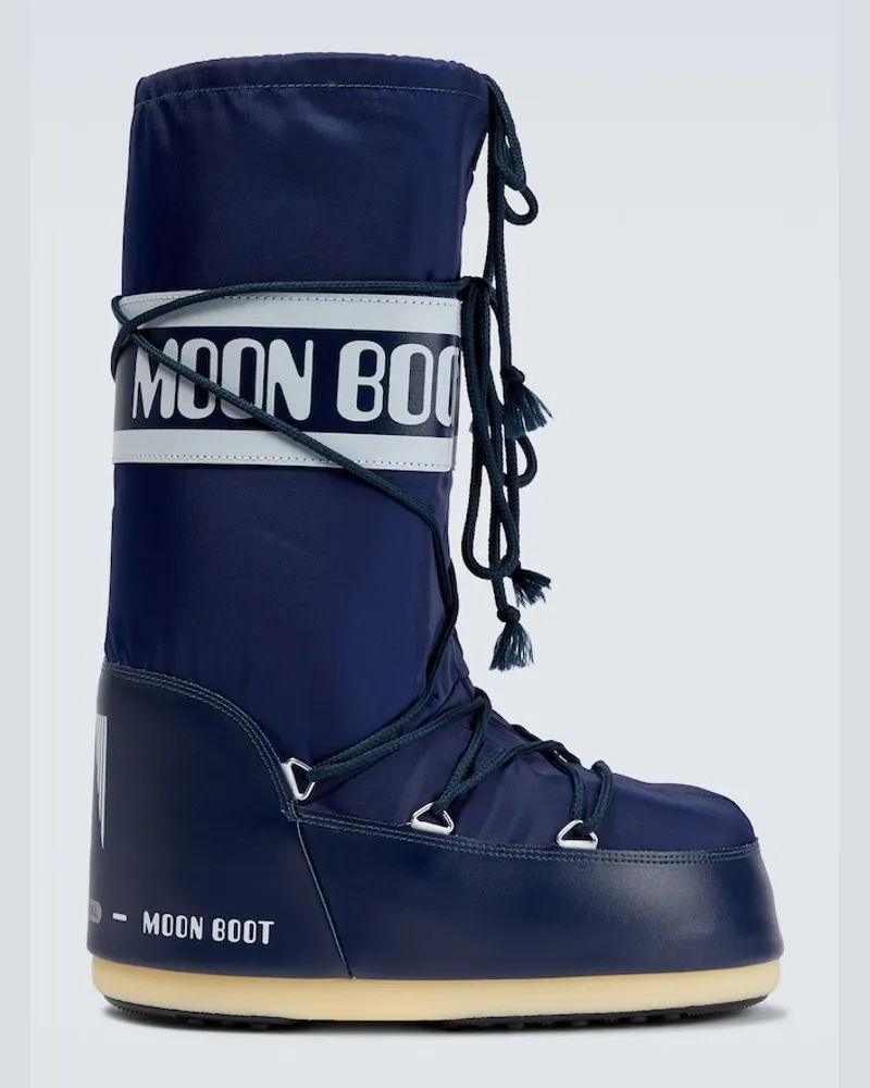 Moon Boot Stivali doposcì Icon in nylon Blu