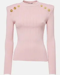 Balmain Pullover in maglia Rosa