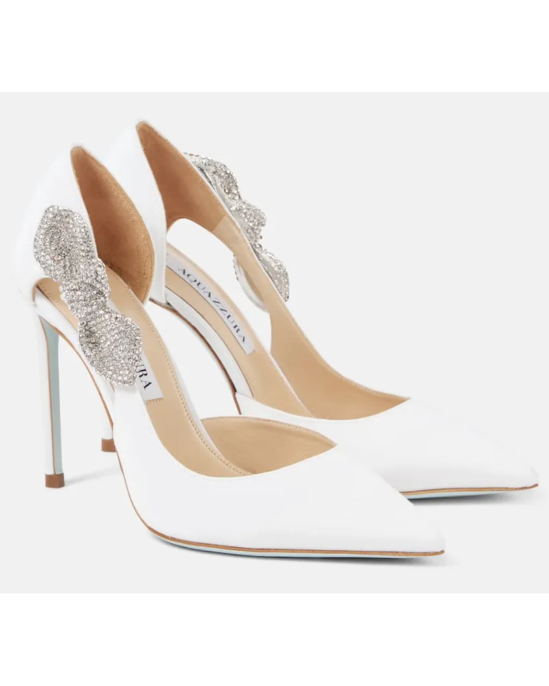 Aquazzura Pumps con fiocco Bianco