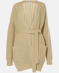 Max Mara Cardigan Balzac in lana e cashmere Beige