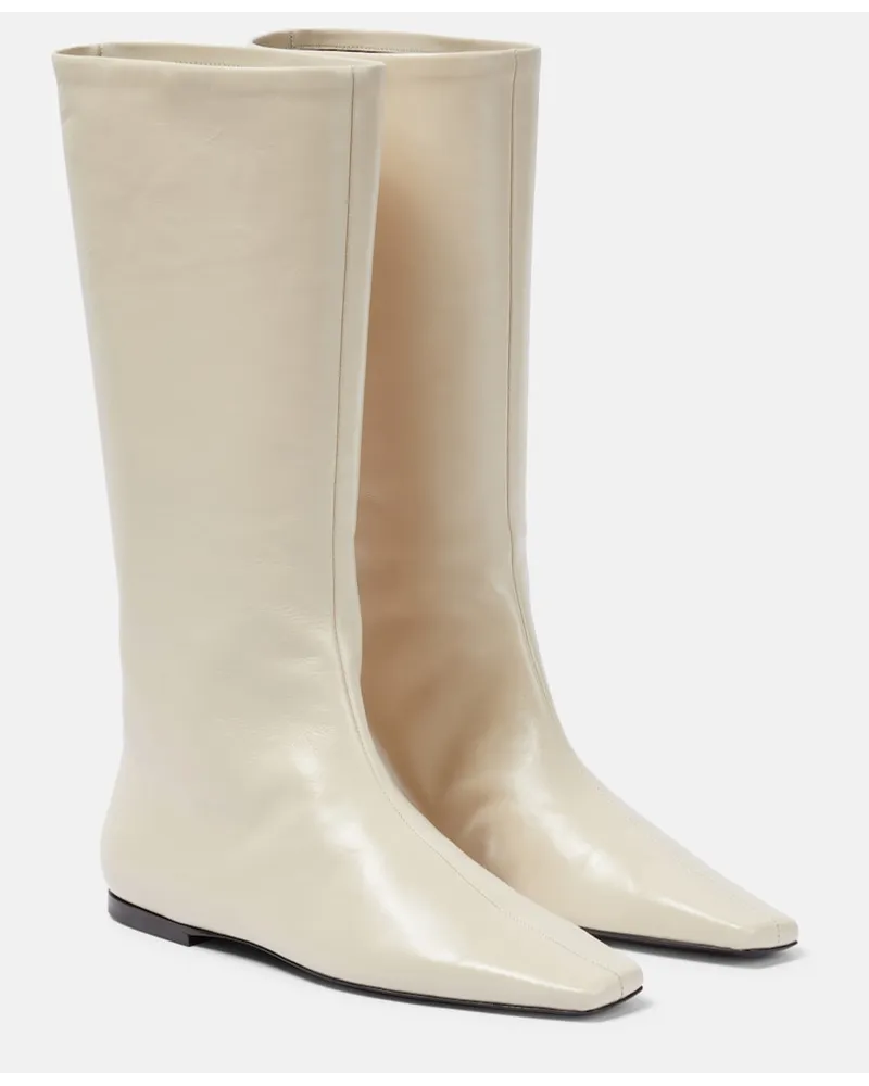 The Row Stivali Bette in pelle Bianco