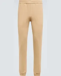 Burberry Pantaloni sportivi Addison in cotone Beige