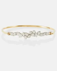 Jade Trau Bracciale Posey in oro 18kt con platino e diamanti Oro