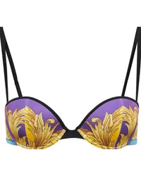 Versace Top bikini con stampa Multicolore