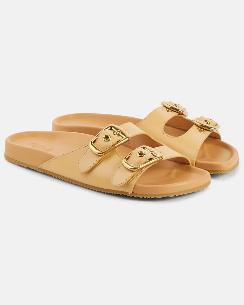 Chloé ChloÃ© Sandali Polly in pelle Marrone