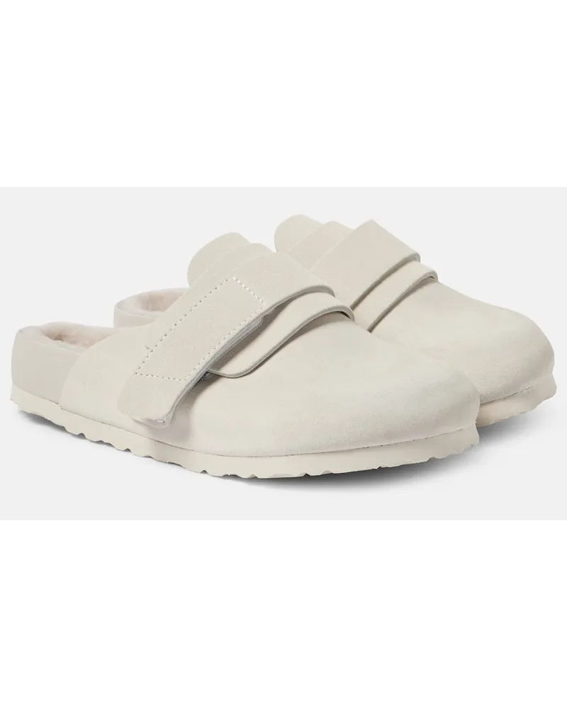 Birkenstock x Tekla - Slippers Nagoya in suede Bianco