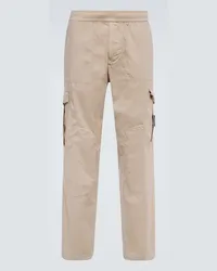 Stone Island Pantaloni cargo in misto cotone Blu