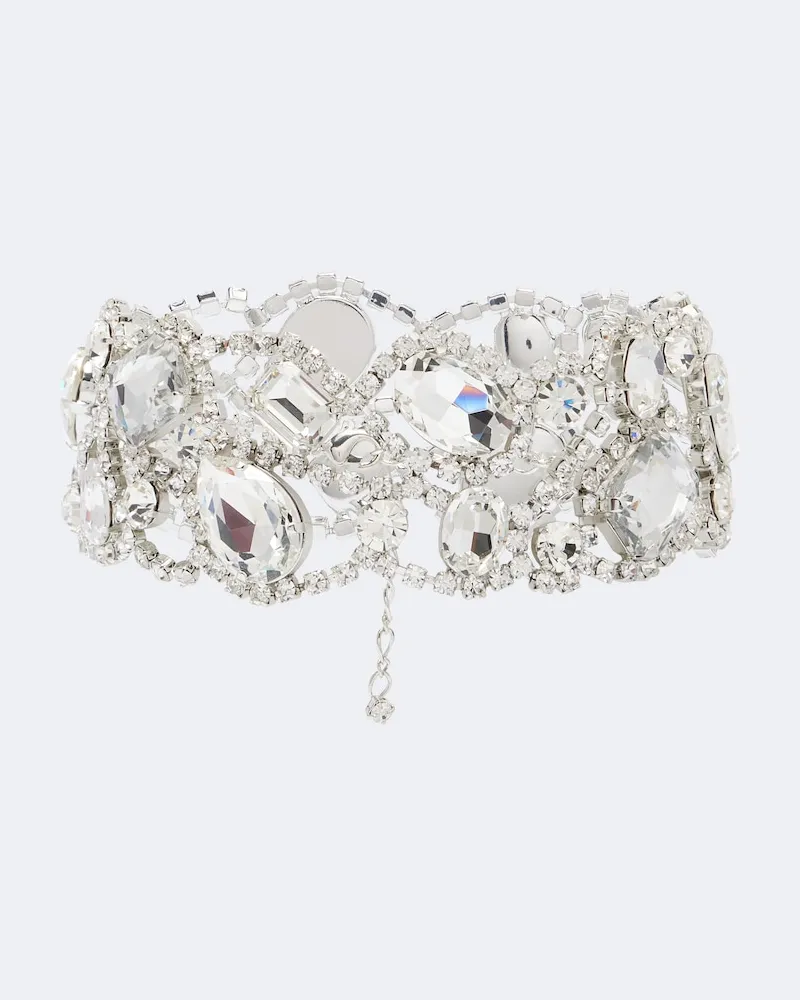 Magda Butrym Collana con cristalli Argento