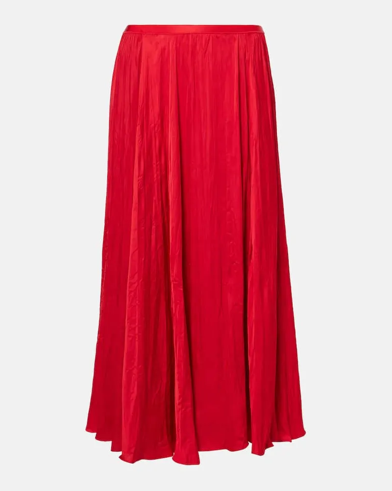 Ralph Lauren Gonna midi a vita media Rosso
