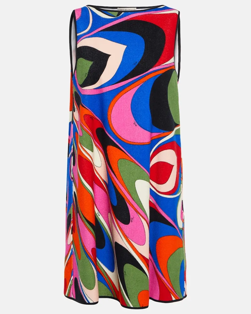 Emilio Pucci Miniabito con stampa Multicolore