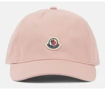 Moncler Cappello da baseball in cotone Rosa