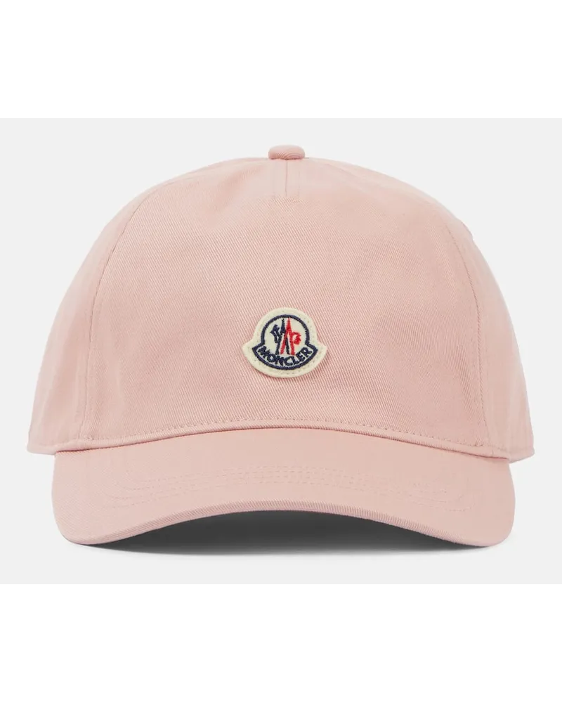 Moncler Cappello da baseball in cotone Rosa