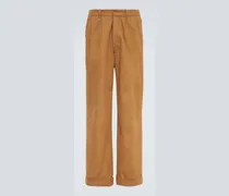 Pantaloni Dusk in cotone e cashmere