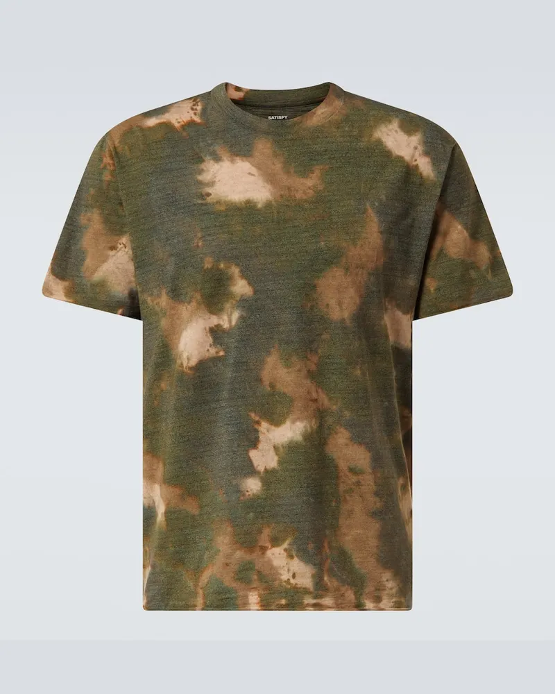 Satisfy T-shirt Batik in misto lana Verde