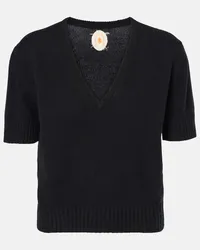 Jardin des Orangers Top in cashmere Nero