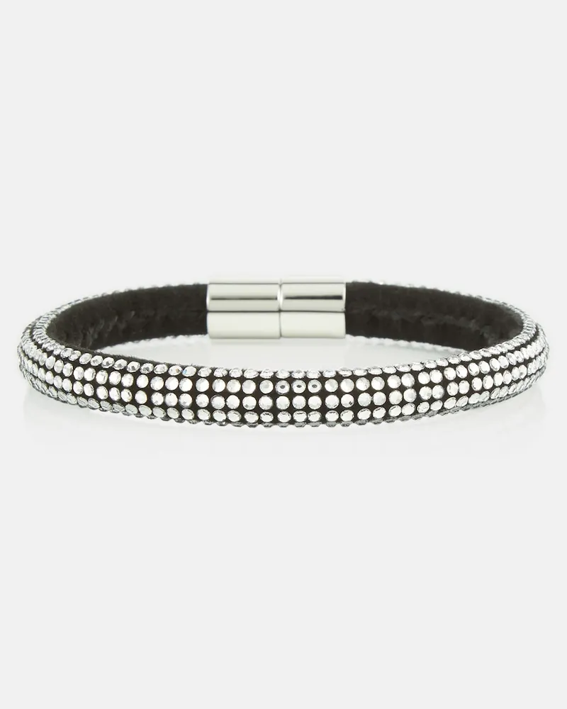 Isabel Marant Bracciale con cristalli Metallizzato