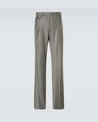 Ralph Lauren Pantaloni Gregory in lana Grigio