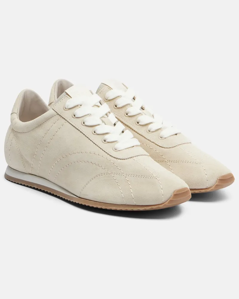 Totême Sneakers in suede Beige