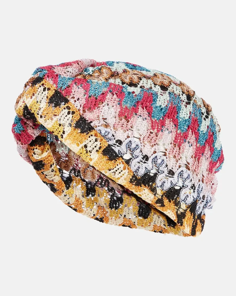 Missoni Cappello in crochet con lamÃ Multicolore