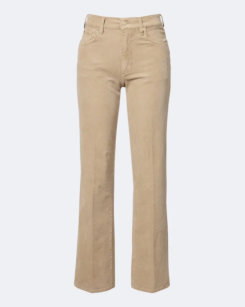 7 for all mankind Pantaloni Stovepipe in velluto a coste Beige