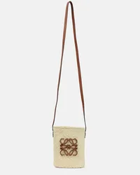 Loewe Paula's Ibiza - Secchiello intrecciato Anagram Beige