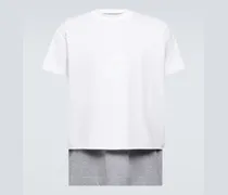 T-shirt in jersey di cotone con stampa