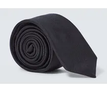 Cravatta Signature in jacquard di seta