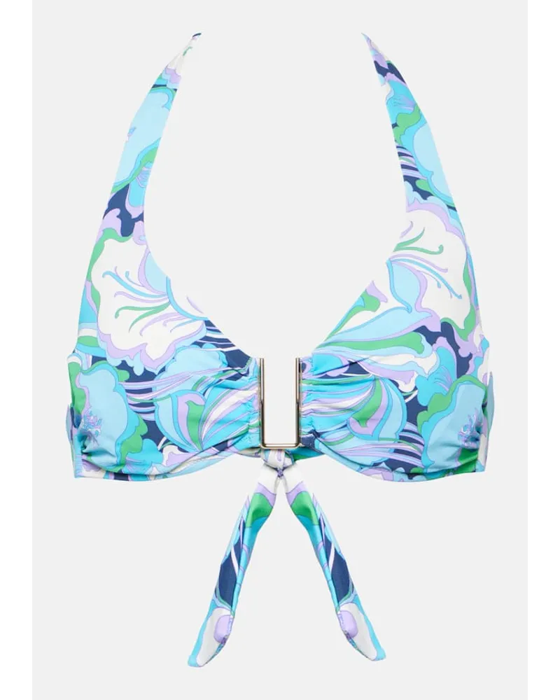 Melissa Odabash Top bikini Colombia Blu