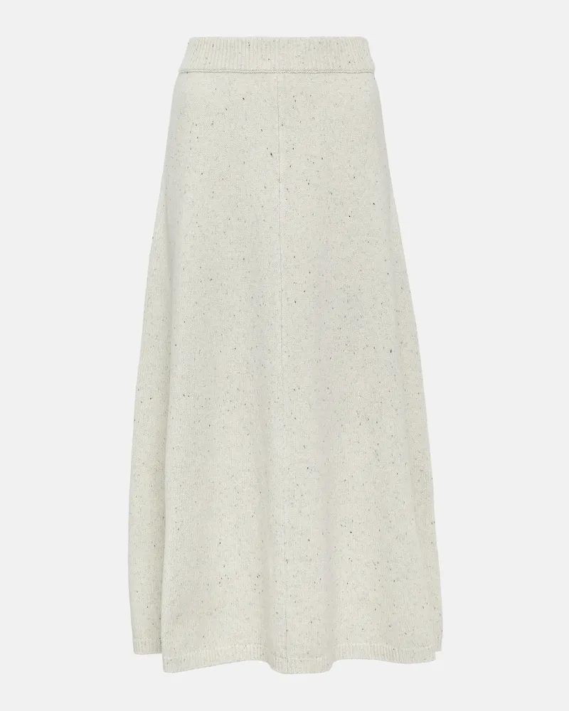 Joseph Gonna lunga in tweed di lana Bianco