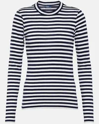 Ralph Lauren Top in cotone a righe Blu