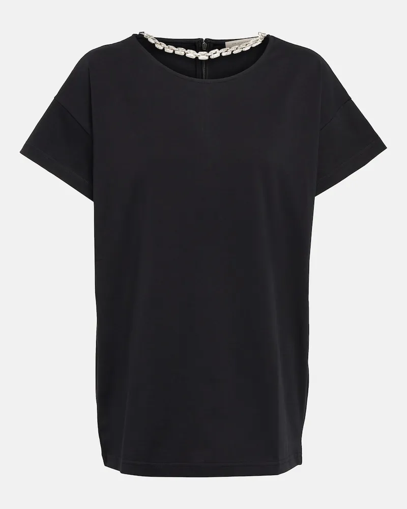 Christopher Kane T-shirt in cotone Nero