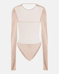 Saint Laurent Body trasparente Rosa