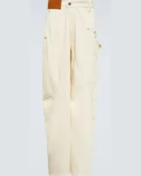 J.W.Anderson Jeans a gamba larga Bianco