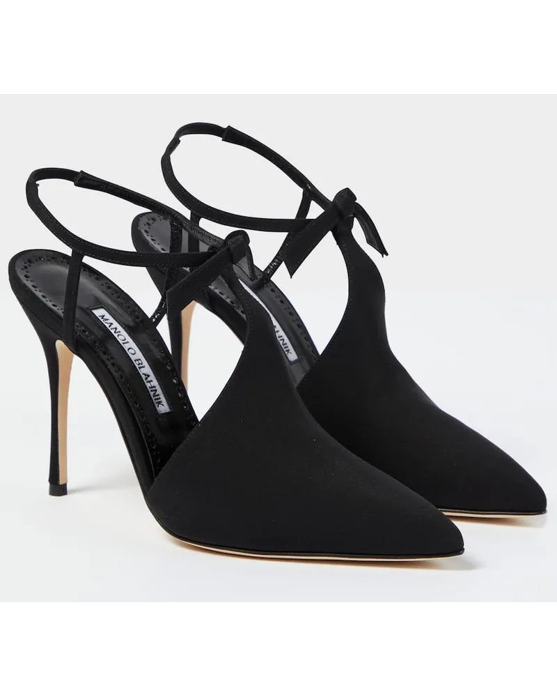 Manolo Blahnik Pumps slingback Horna 105 Nero