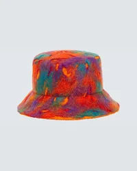 Ermenegildo Zegna x The Elder Statesman - Cappello da pescatore in lana Arancione