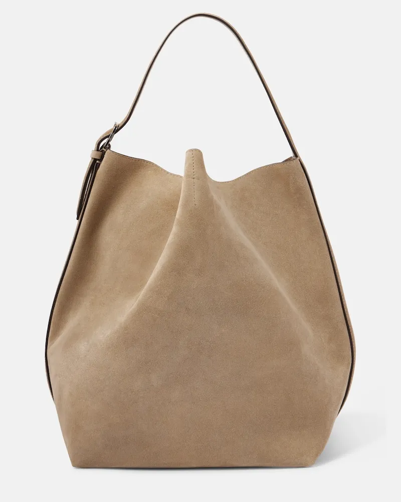 Totême Borsa in suede Beige
