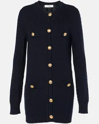 Chloé Chloé Cardigan in cotone a trecce Blu