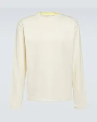 Bottega Veneta Top in jersey di cotone Bianco