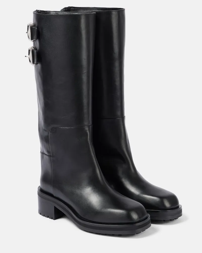 Jimmy Choo Stivali Brooklyn 50 in pelle Nero