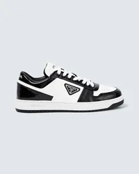 Prada Sneakers Downtown in pelle Bianco