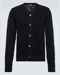 Comme des Garçons Comme des Garçons Homme Deux Cardigan in lana Blu