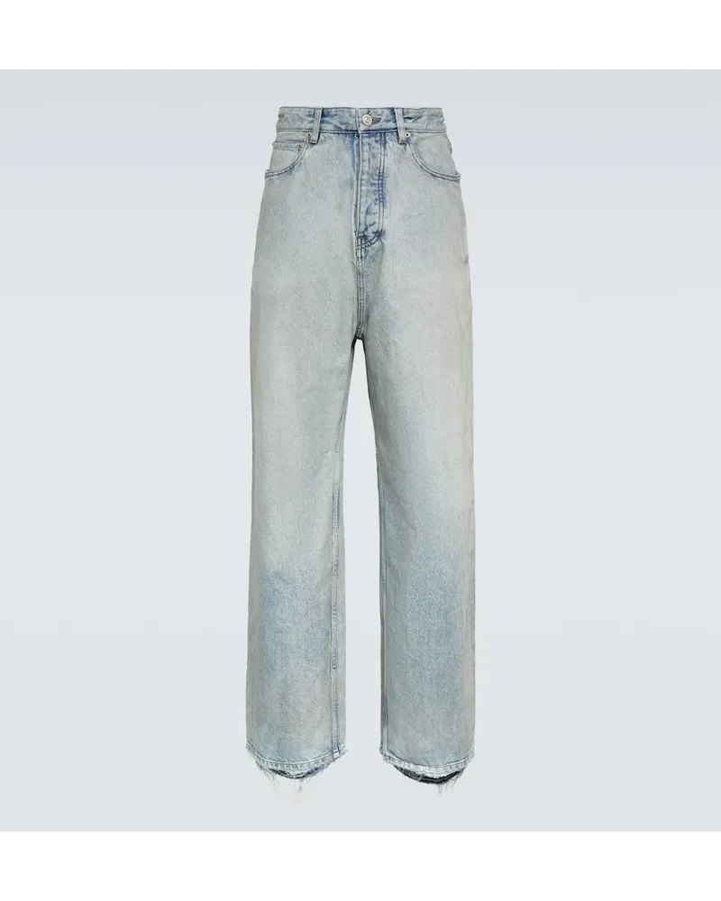 Balenciaga Jeans a gamba larga Blu