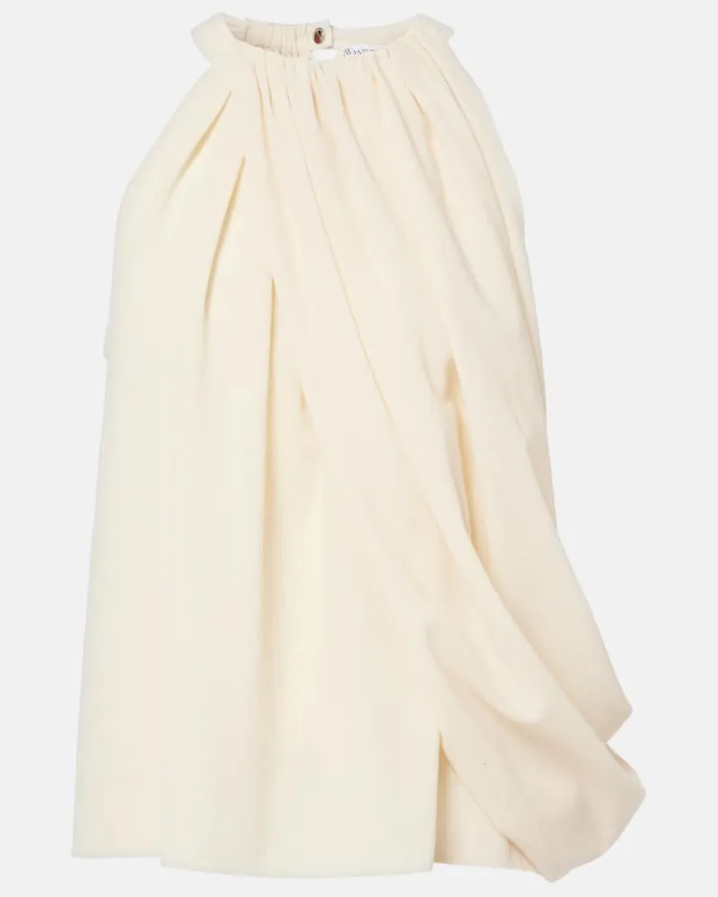 J.W.Anderson Top in misto lana Bianco