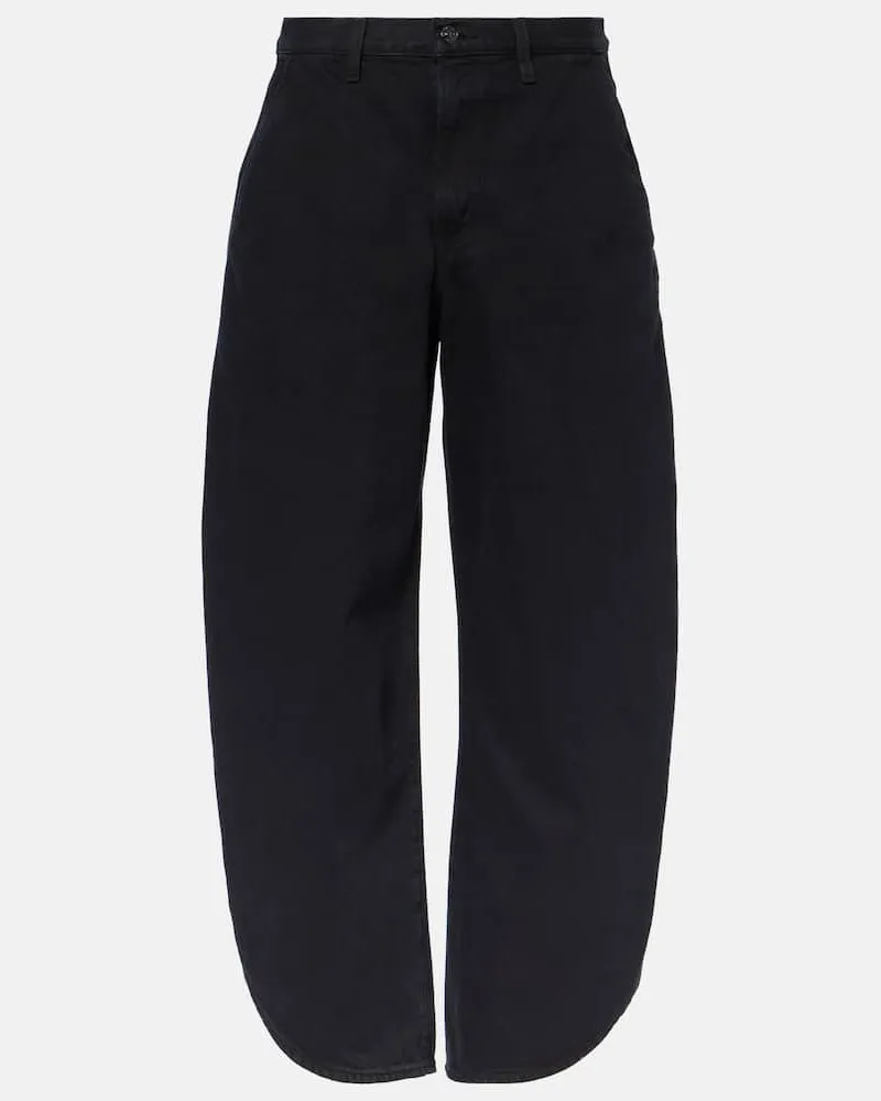 Frame Denim Jeans a gamba larga Boomerang Nero