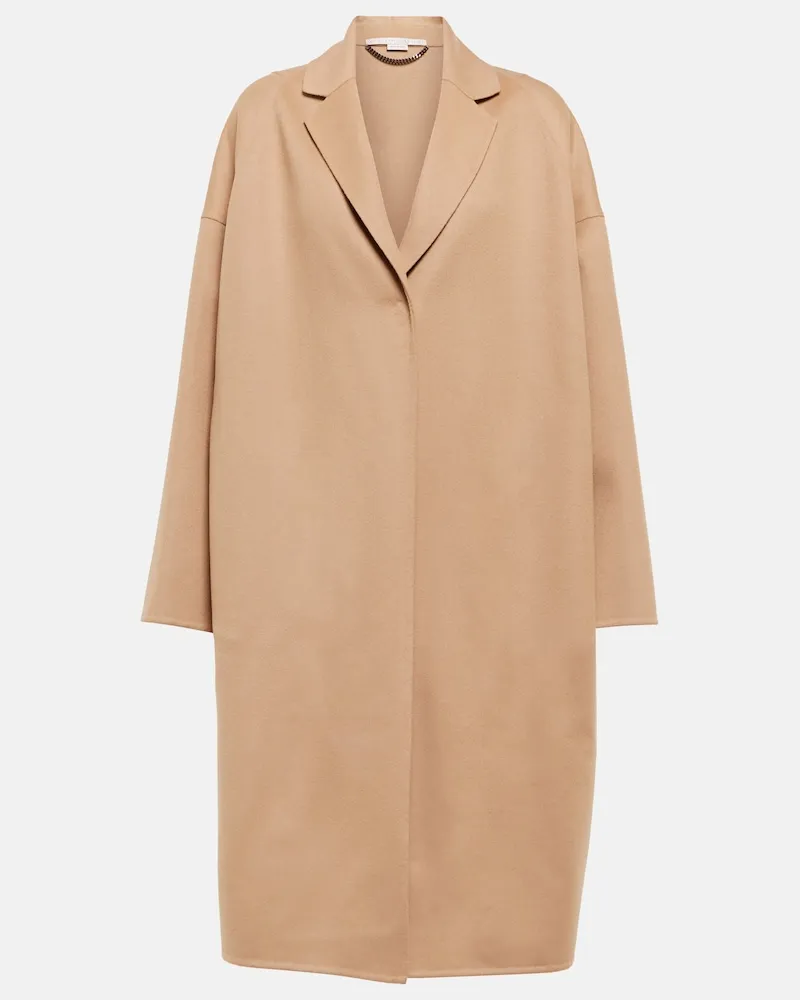 Stella McCartney Cappotto in lana Beige