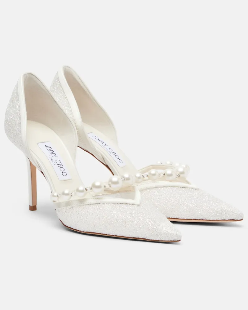 Jimmy Choo Sposa – Pumps Aurelie in pelle Bianco